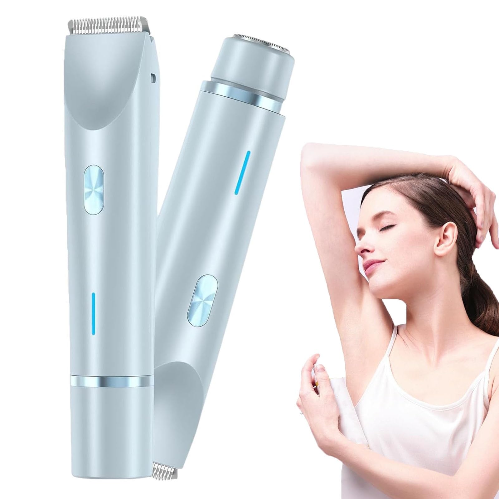 レディースシェーバー Amazon.co.jp: 女性用デュアルヘッドシェーバーリマー、2 in 1 女性